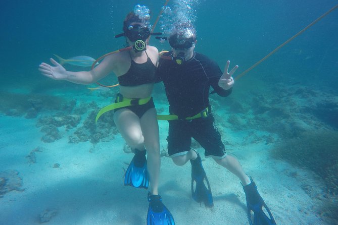 3 ADVENTURES: Sailing Catamaran Cruise - Hooka Diving - Snorkeling - A 2:00 pm Catamaran Party Cruise Setup