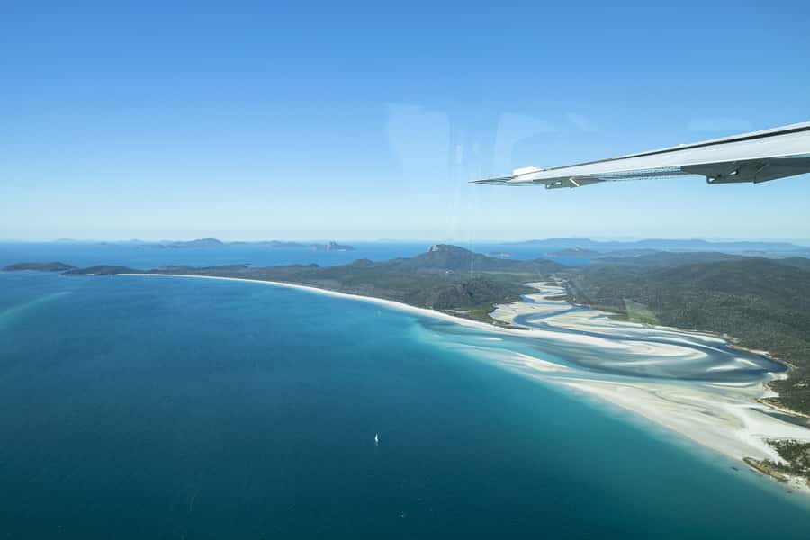 Airlie Beach: Fly Raft Package w Scenic Flight & Snorkeling - Hill Inlet Lookout: the sand swirl that turns into a photo magnet