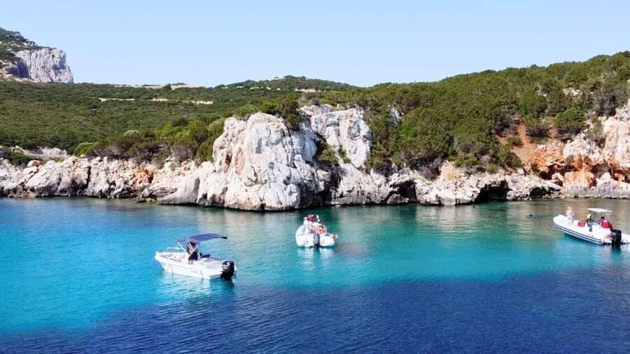 Alghero: Snorkeling Boat Tour in Porto Conte and Capo Caccia - The long navigation around Capo Caccia cliffs