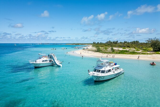 All Inclusive Snorkel and Slide Boat Tour: Icacos or Vieques - Snorkeling the Cordillera Keys reef: gear, floaters, and real marine ID