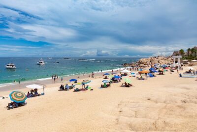 Arch Views & Snorkeling Paradise at Chileno Beach Private tour - Glass-bottom boat near El Arco: the first big wow