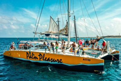 Aruba Morning Snorkel Sail aboard Palm Pleasure Catamaran - The 9:00am flow: De Palm Pier, check-in, and how the day runs