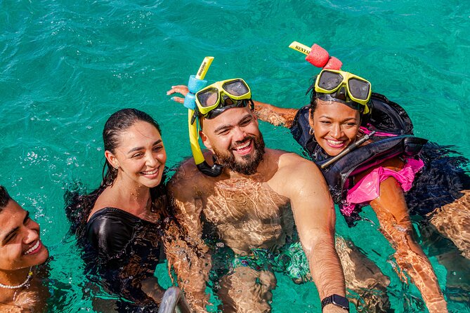 Aruba Morning Snorkel Sail aboard Palm Pleasure Catamaran - SNUBA option vs easy snorkel gear: choose your comfort level