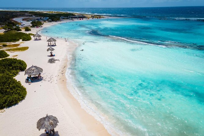 Aruba National Park Tour with Natural Pool & Baby Beach Snorkel - The Ride Back Through San Nicolas and Murals