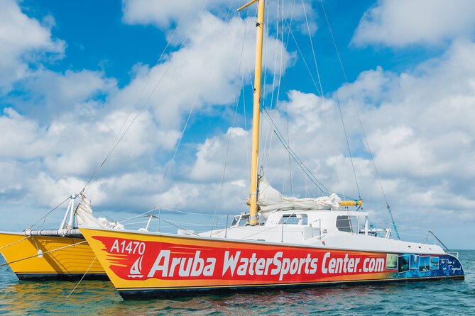 Arusun Catamaran Sail with Snorkeling in Aruba - Life on deck: sun, shade, and an open bar that’s part of the vibe