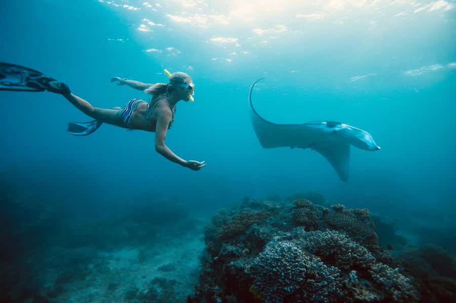 Bali/Nusa Penida: Manta Point Snorkel Boat & West Coast Tour - Bali to Nusa Penida: early pickup, fast boat, and a busy day