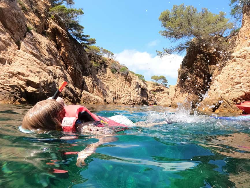 Barcelona: Costa Brava Kayaking & Snorkeling Tour with Lunch - Snorkeling in Costa Brava coves: sea life without the stress