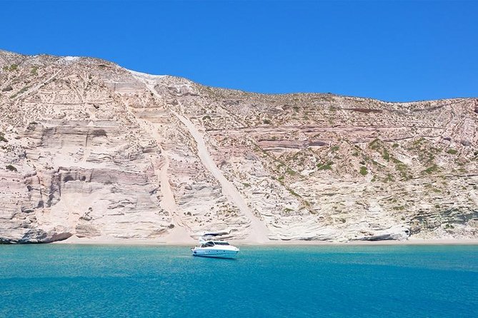 Best of Milos and Poliegos Catamaran snorkelling Cruise with BBQ - Seagull Islands: the hexagonal-tube geology lesson