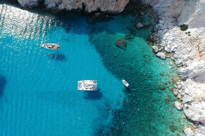 Best of Milos and Poliegos Catamaran snorkelling Cruise with BBQ - Old sulfur mines: why “remote by boat” is the point
