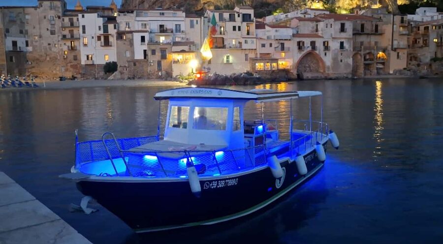 Boat Excursions in Cefalù with Snorkeling & Aperitif - Cefalù sunset run: the evening glow and a unique water show (about 30 minutes)