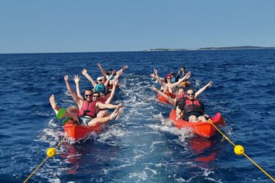 BOAT & KAYAK! Sea Adventure - Snorkeling & Cliff Jumps - Paddle Around Bays, Caves, and the Muzil Peninsula by Sea
