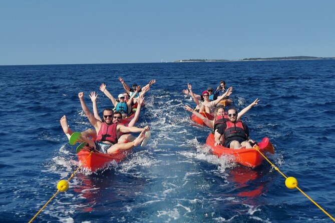 BOAT & KAYAK! Sea Adventure - Snorkeling & Cliff Jumps - Paddle Around Bays, Caves, and the Muzil Peninsula by Sea