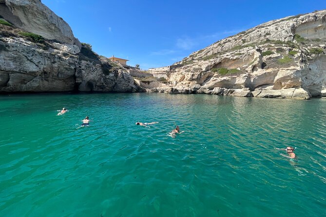Boat Tour at Devil's Saddle: 4 Swim Stops, Snorkeling & Prosecco - Grotta dei Colombi by sea + Sella del Diavolo and the Gasole pools