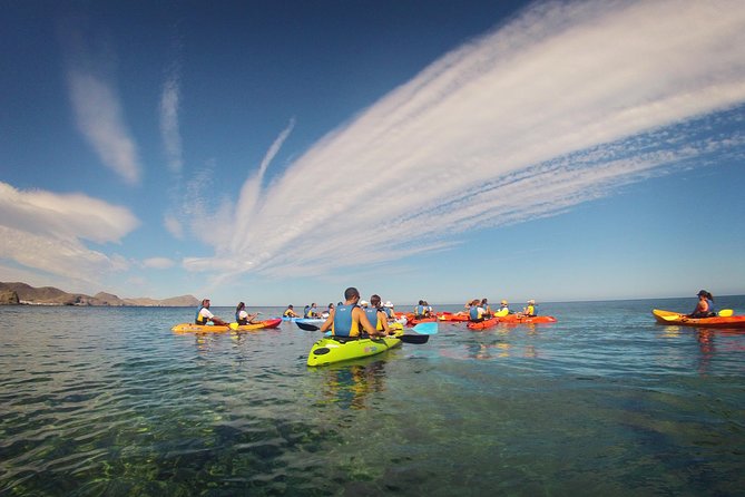 Cabo de Gata Active. Guided kayak and snorkel route through coves of the Natural Park - Your 3-hour paddle and snorkel route, step by step