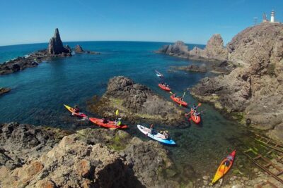 Cabo de Gata Active. Guided kayak and snorkel route through coves of the Natural Park - Snorkeling gear, sea life moments, and how to spot things