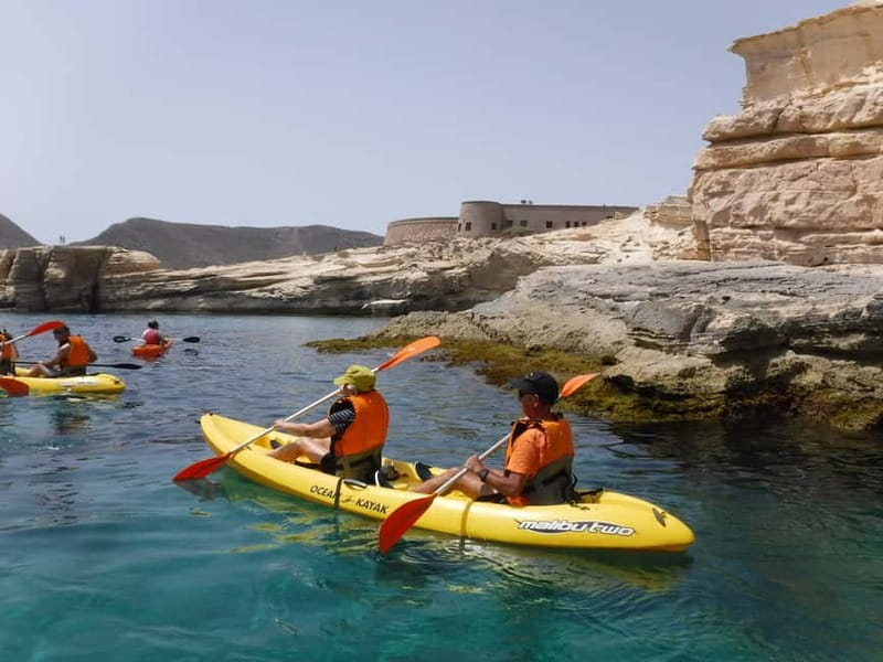 Cabo de Gata: Kayak and Snorkel Tour in the Natural Park - Cabo de Gata From the Water: Volcanic Cliffs and Sea-Only Coves