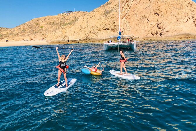 Cabo San Lucas and Santa Maria Bay Snorkeling Sightseeing Cruise - Lunch and the open bar: included food beats guessing