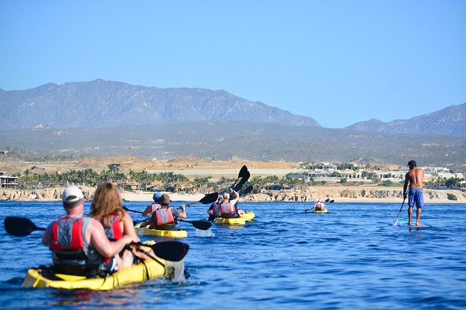 Cabo San Lucas Glass Bottom Kayak Tour and Snorkel at Two Bays - Santa María Bay snorkeling: clear water, fish, and easy entry