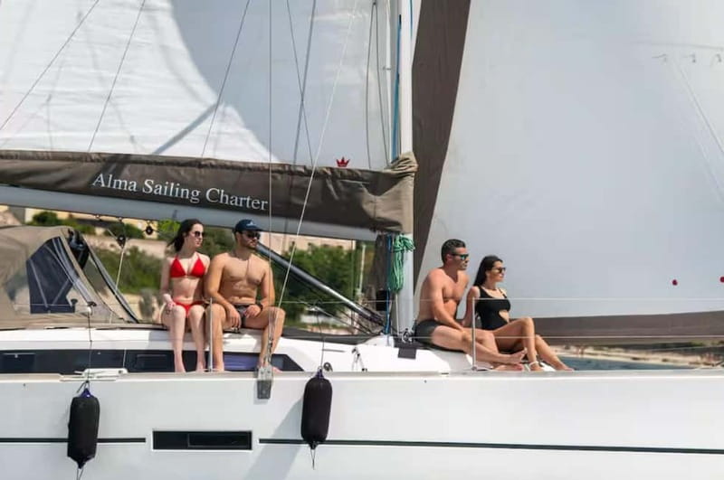 Cagliari: Catamaran Tour, Swimming, Snorkeling, & Prosecco - The 3-hour plan: how the sailing time is used