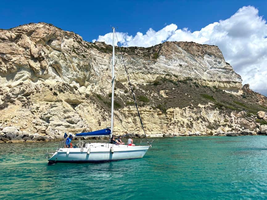 Cagliari Sailing Boat Tour with Snorkeling and Drink - When wind helps: sailing with sails instead of just motoring
