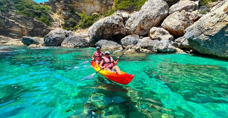 Cala Granadella: Cala en Caló Sea Cave Snorkel & Kayak Tour - Cala Granadella Kayak and Sea Cave Snorkel: Key Points at a Glance
