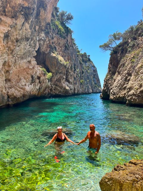 Cala Granadella: Cala en Caló Sea Cave Snorkel & Kayak Tour - Cliff Jumping on Request: Fun Potential, But Not Guaranteed in Rough Seas