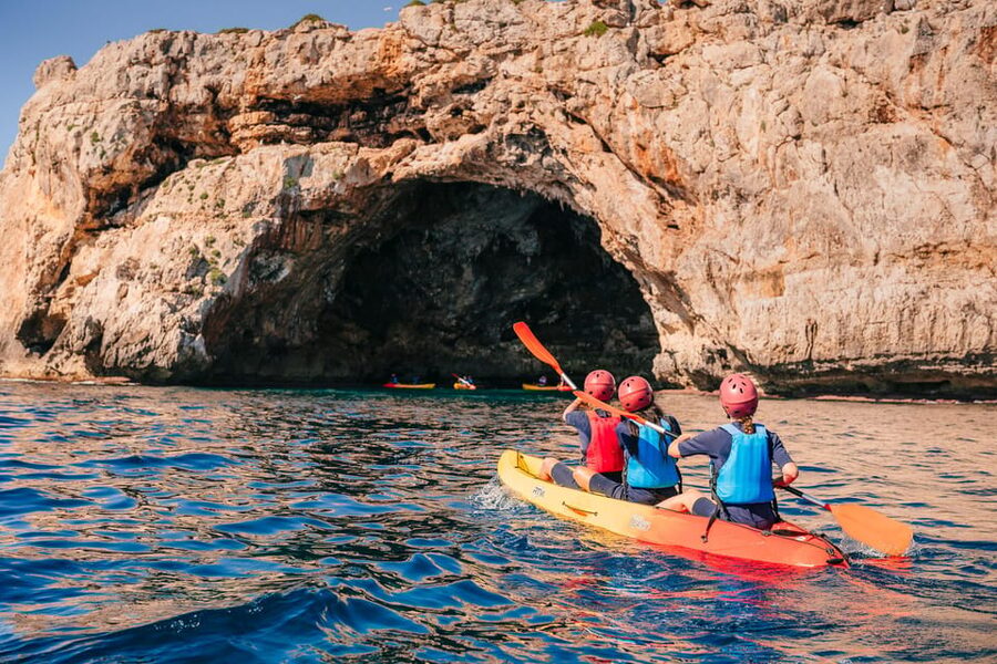 Cala Varques: Guided Sea Caves Kayak & Snorkeling Expedition - The sea caves circuit: Falco cave, pirate caves, and Cova des Coloms