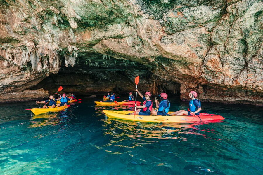 Cala Varques: Guided Sea Caves Kayak & Snorkeling Expedition - Gear, comfort, and the one item people forget: water shoes
