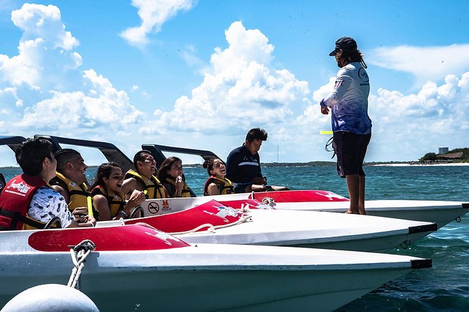Cancun speedboat and snorkel tour: shared speedboat - Guides can make or break this tour