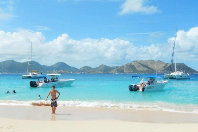 CAPTAIN ALAN'S 4hr -3 Islands-snorkeling-turtles-beach ADVENTURE - Stop 3: Pinel Island Shallow Water and Iguanas (About 1 Hour)