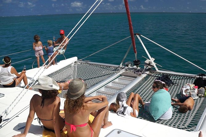 Catamaran Adventure Full Day: Ile aux cerfs,GRSE Waterfall,Snorkeling &BBQ Lunch - Ile aux Cerfs 3 hours: beaches and optional water sports