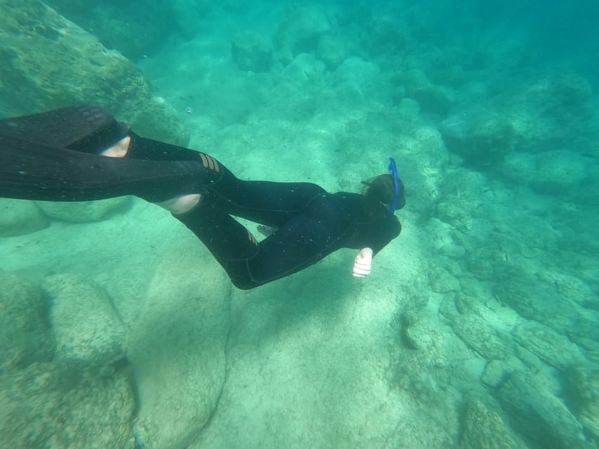 Chania: Boat Trip with Guided Snorkeling Tour - Stop One: 45 Minutes Guided Snorkeling in Clear Water
