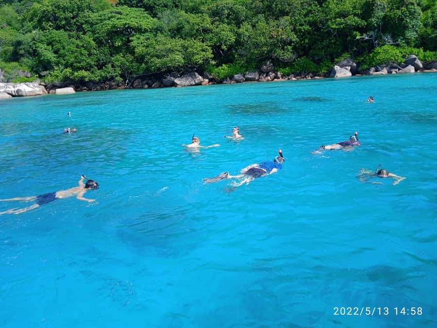Curieuse Guided Tour, St Pierre, BBQ & 2 Snorkel Stops - St Pierre (or nearby reefs) then Anse La Farine or Lazio Beach