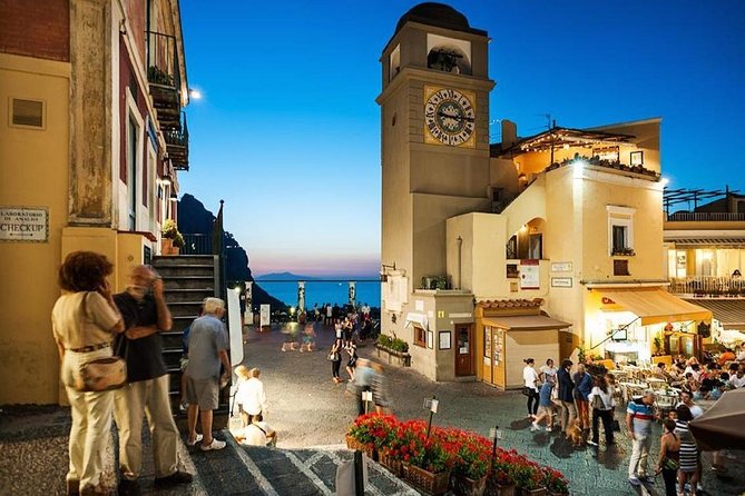 Day to Night Capri Boat Tour with Swim, Snorkel & Aperitif - The Capri Stop: Swim and Snorkel, Plus Onboard Snacks and Drinks