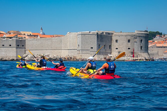 Dubrovnik: 3h Morning or 2h Afternoon Kayaking & Snorkeling - Villa Sheherezade, Lazareti quarantine, and Banje Beach: the shoreline story route