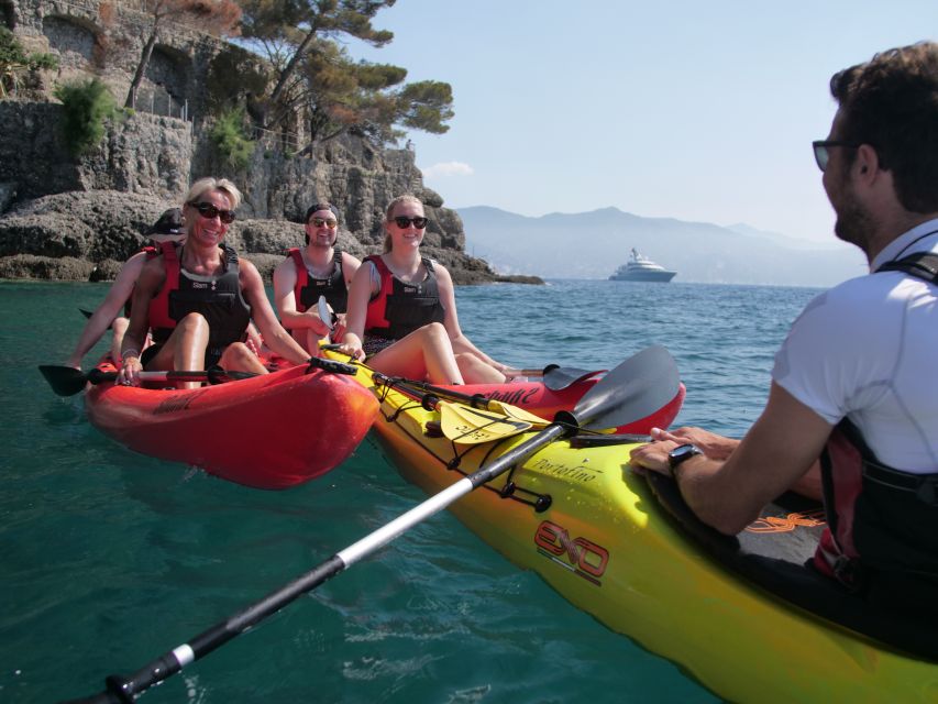 Easy Kayak Tour to Portofino with Optional Snorkeling - Swim time and optional snorkeling in the Bay of Paraggi