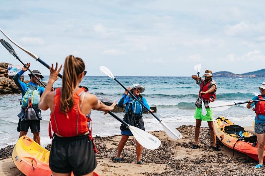 Es Figueral: Guided Kayaking and Snorkeling Tour - Pou des Lleo Beach Break: Turquoise Water and a Breather