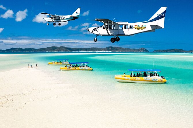 Fly Raft Package: Whitehaven Beach, Snorkel and Scenic Flight - Heart Reef scenic flight: those window seats are the whole point