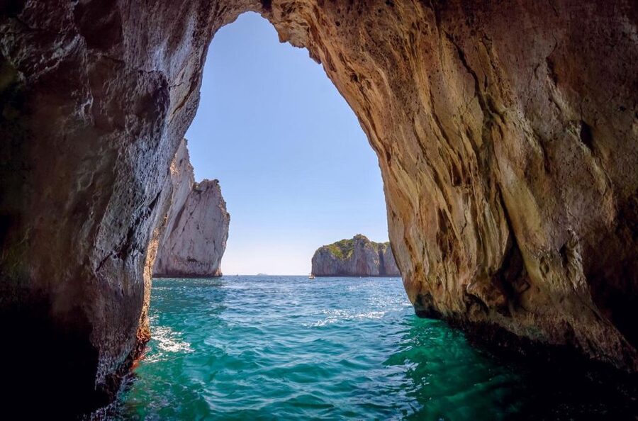 From Amalfi: Capri Island Boat Tour with Snorkeling & Drinks - Green Grotto and White Grotto: Snorkeling With Real Stakes