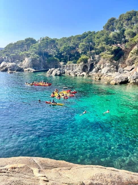 From Barcelona: Costa Brava Kayak & Snorkel Tour with Picnic - The return coach ride and the Barcelona drink