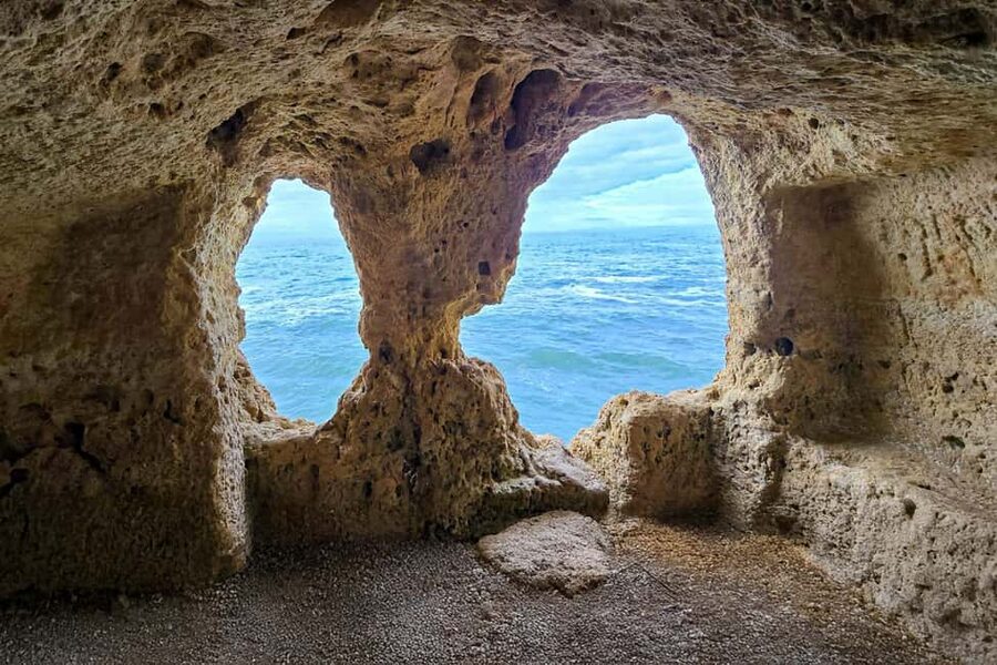 From Faro: 7 Valleys Hiking, Benagil Cave, & Snorkeling Tour - Benagil Cave From the Top: The Big View That Sets the Tone