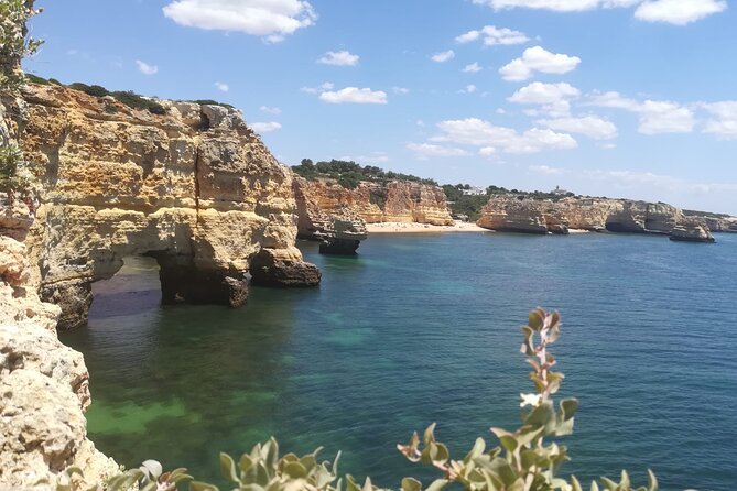 From Faro: Benagil Hiking Cliffs and the 4 Treasure Experience - Benagil from above: the Top of Benagil Cave stop