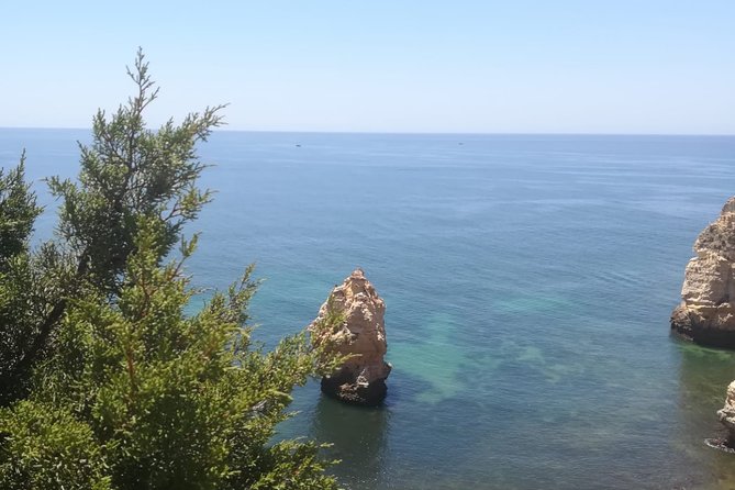 From Faro: Benagil Hiking Cliffs and the 4 Treasure Experience - Capela da Nossa Senhora da Rocha and Praia Nova: chapel detail plus beach breathing room