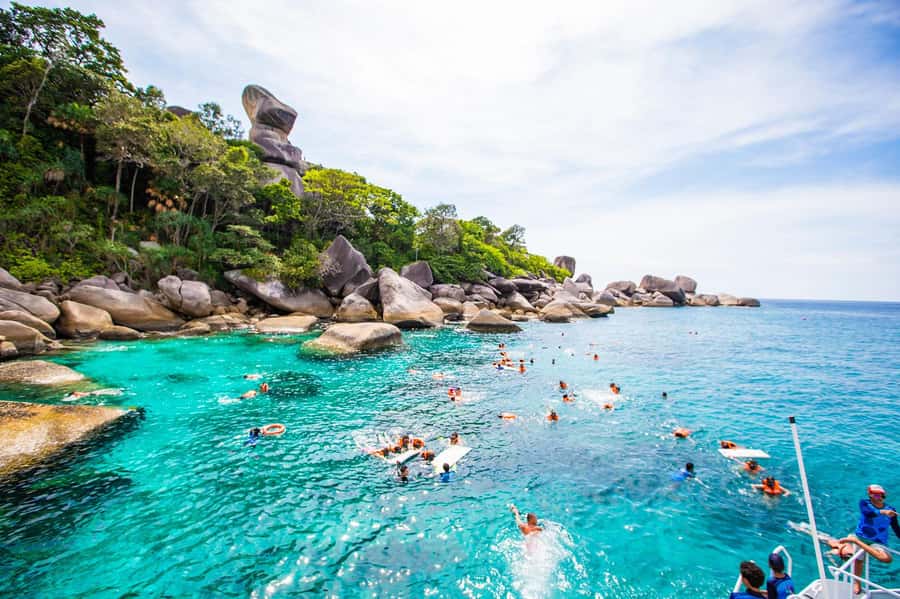 From Khao Lak: Similan Islands Snorkeling Trip with Lunch - Koh Miang (Island No. 4) and Princess Bay: the sand-and-swim opener