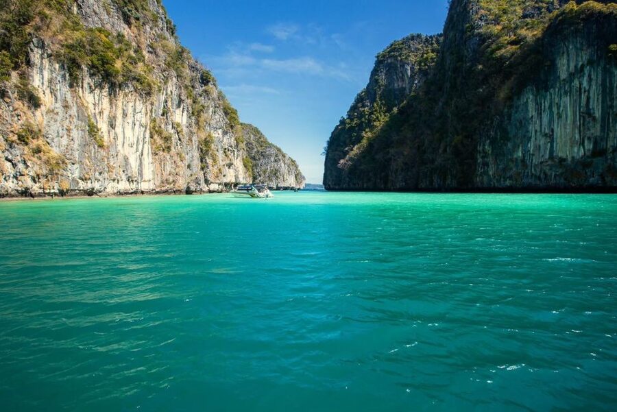 From Phi Phi: Half-Day Longtail Boat Tour with Snorkeling - Loh Samah Bay and the floating-pier approach to Maya Bay