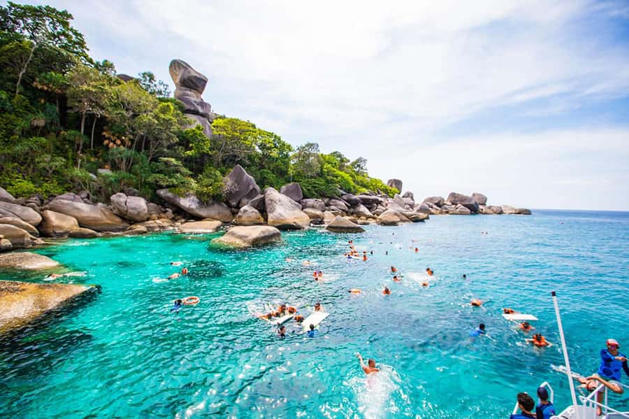 From Phuket: Similan Islands Snorkeling Trip by Speedboat - Pier breakfast, safety briefing, and the speedboat ride