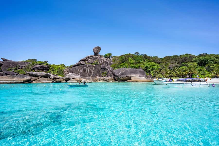 From Phuket: Similan Islands Snorkeling Trip by Speedboat - Island No.4 (Koh Miang) and Princess Bay: where lunch meets swimming