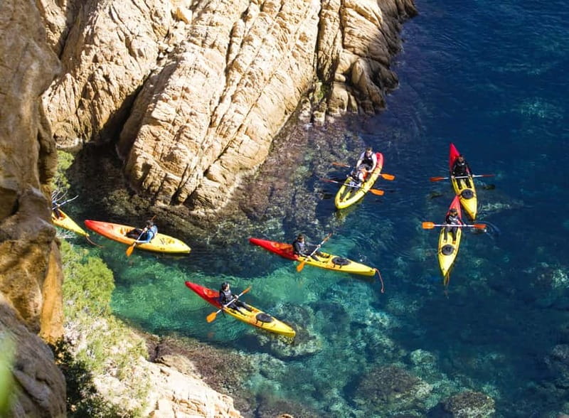 From Sant Feliu de Guíxols: Kayak and Snorkel in Costa Brava - 15 minutes that make the next hour easier: safety briefing