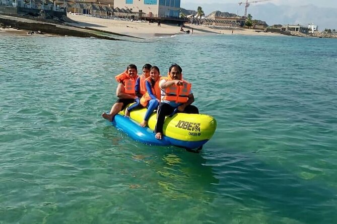 Full Day Musandam Cruise with Lunch and Snorkelling from Dubai - Banana boat and speedboat rides: the added adrenaline