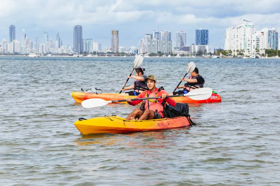 Gold Coast: Wave Break Island Kayaking & Snorkeling tour - Snorkeling at a subtropical reef spot: fish, protection, and real-world conditions